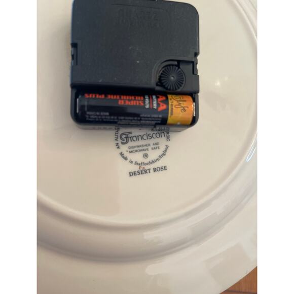 Franciscan Desert Rose clock - Picture 5 of 6